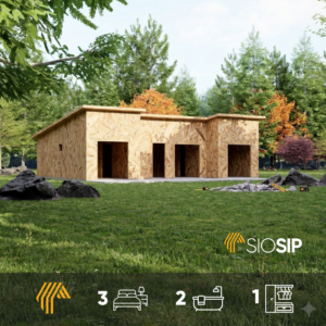 Techo Inclinado 88 m2