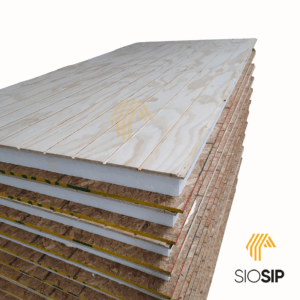Panel SIP 71 mm  Terciado Ranurado - OSB