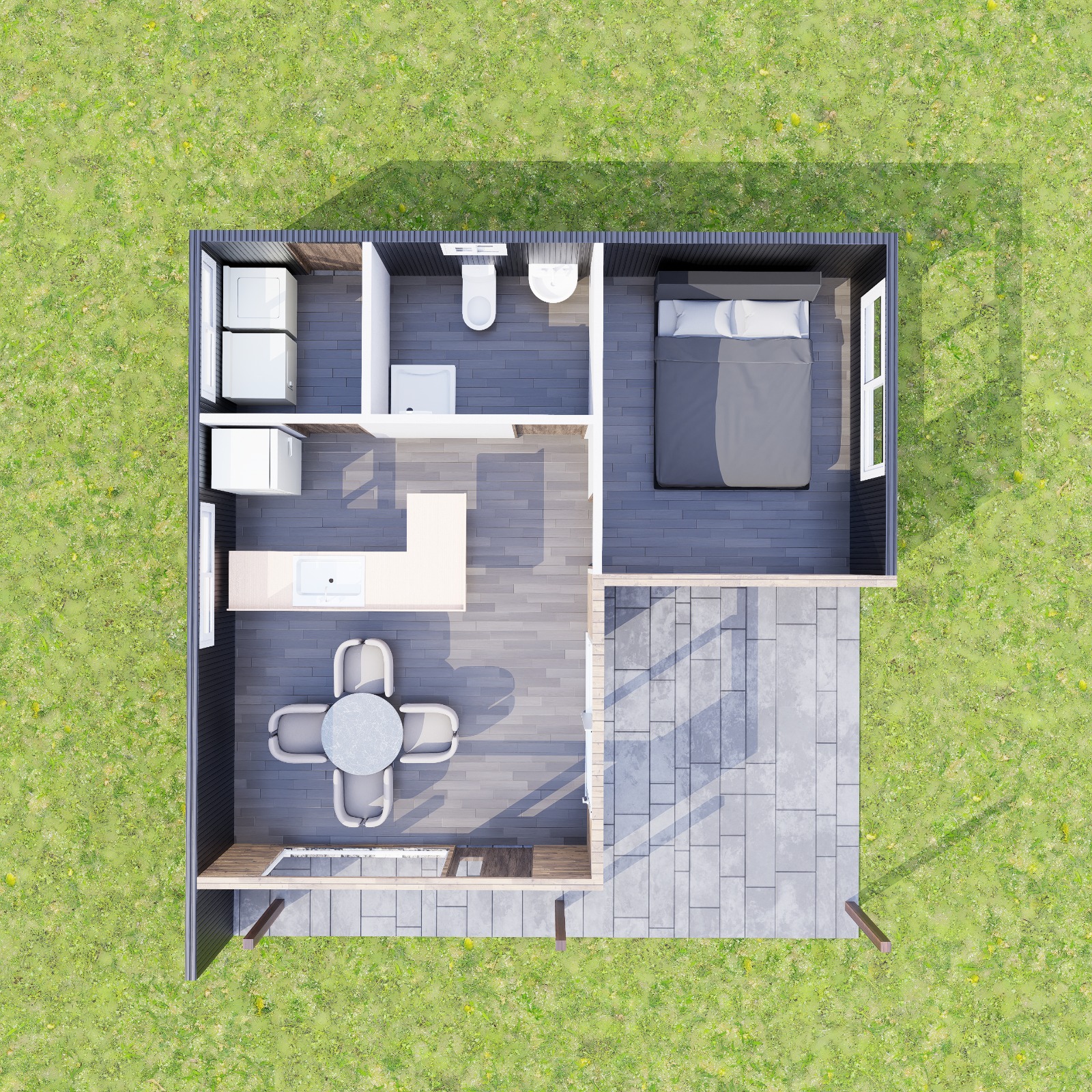 Modelo Lascar 37 m2 + 15 m2 terraza - Imagen 2
