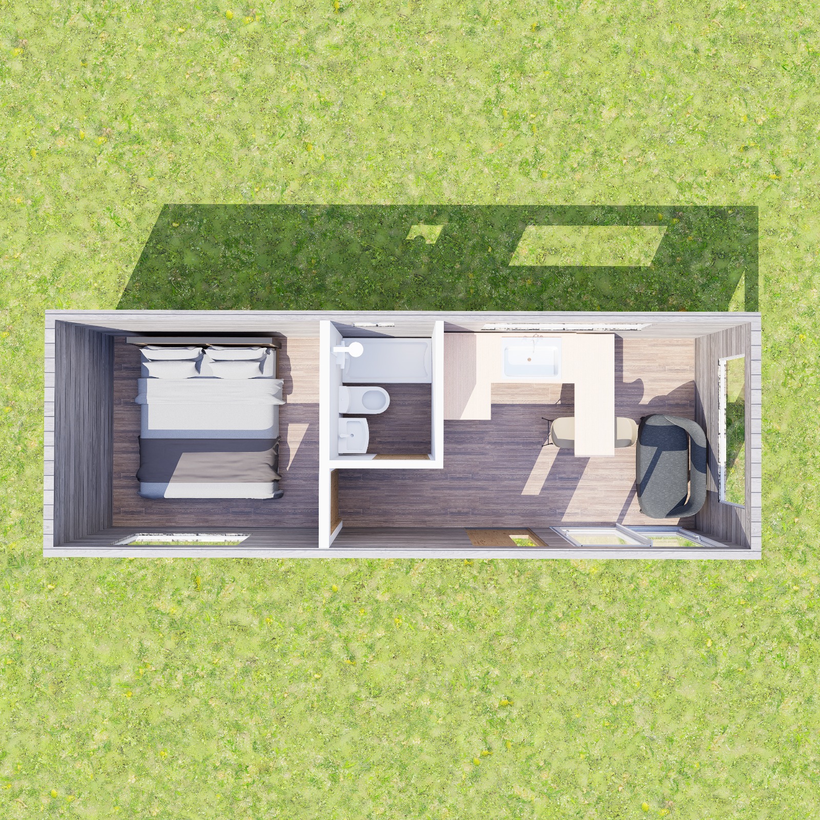 Tiny House ECO 22m2 Techo Inclinado - Imagen 2