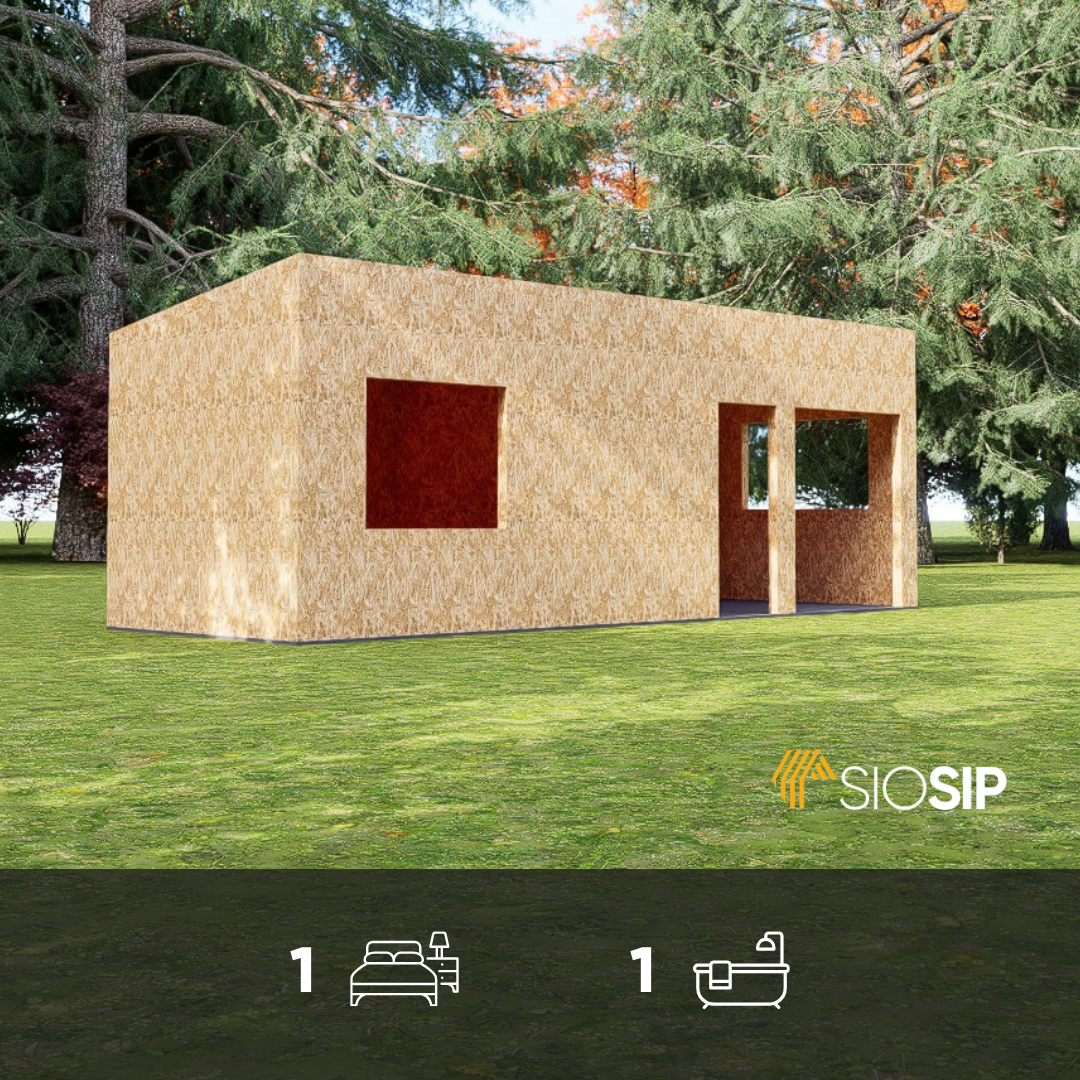 Tiny House ECO 22m2 Techo Inclinado