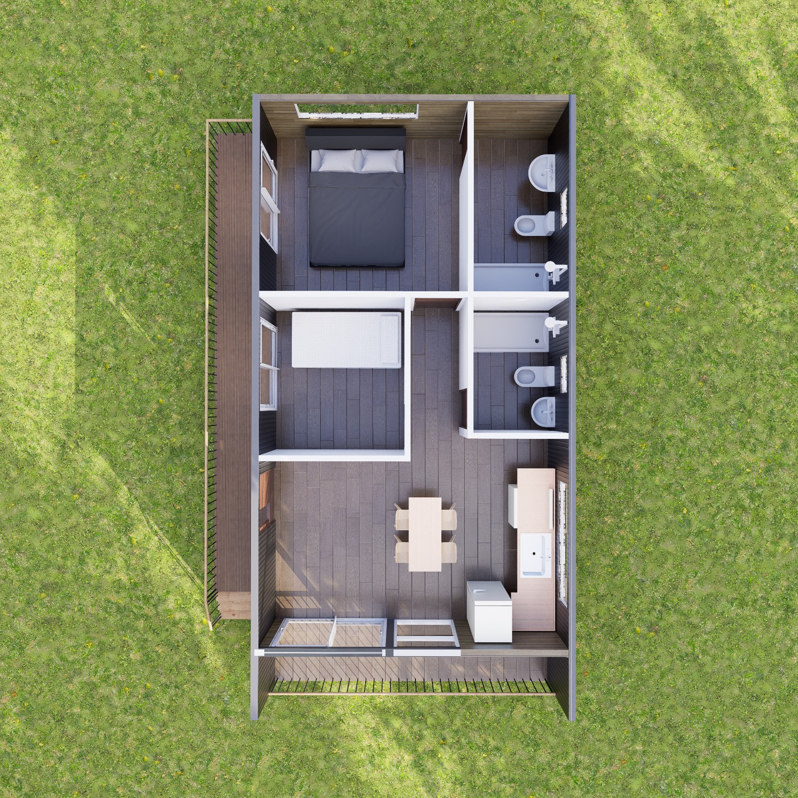 Cabaña Vista 45 m2 - Imagen 2